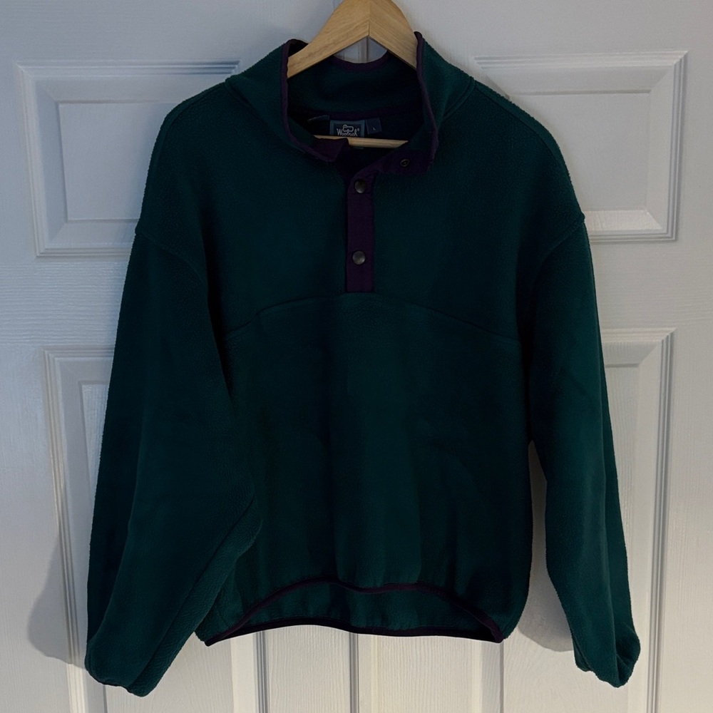 Vintage Woolrich Snap Fleece